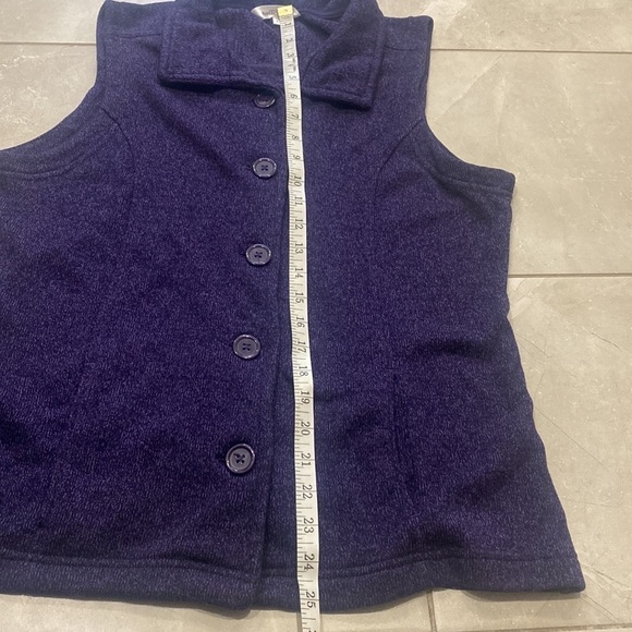 EUC Northern Reflections Plum Sweater Vest - Picture 8 of 14
